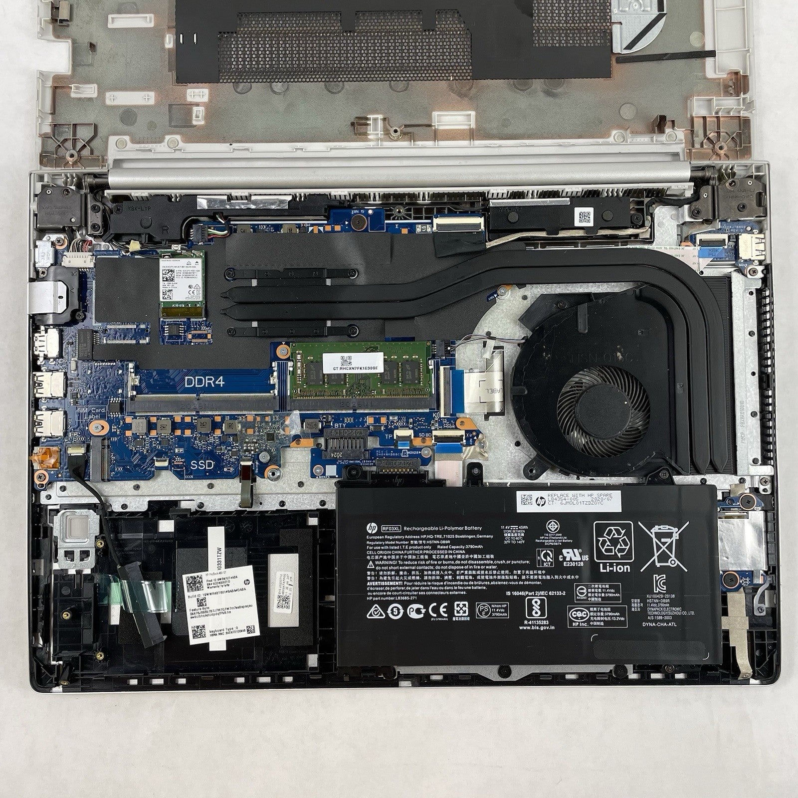HP ProBook 450 G7 15.6" i5-10210U 1.60 GHz 8 GB RAM No SSD/OS/AC17