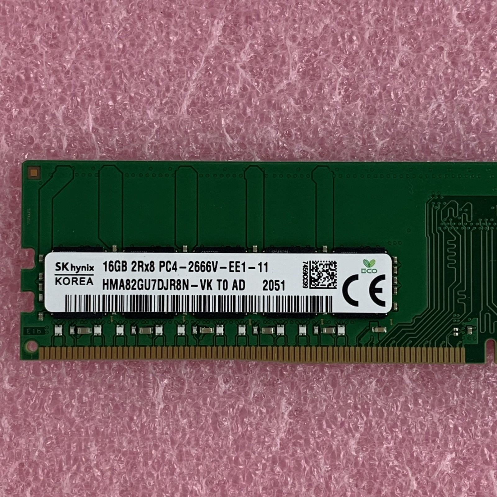 SK Hynix HMA82GU7DJR8N-VK 16 GB DDR4 ECC UDIMM Server Memory RAM2