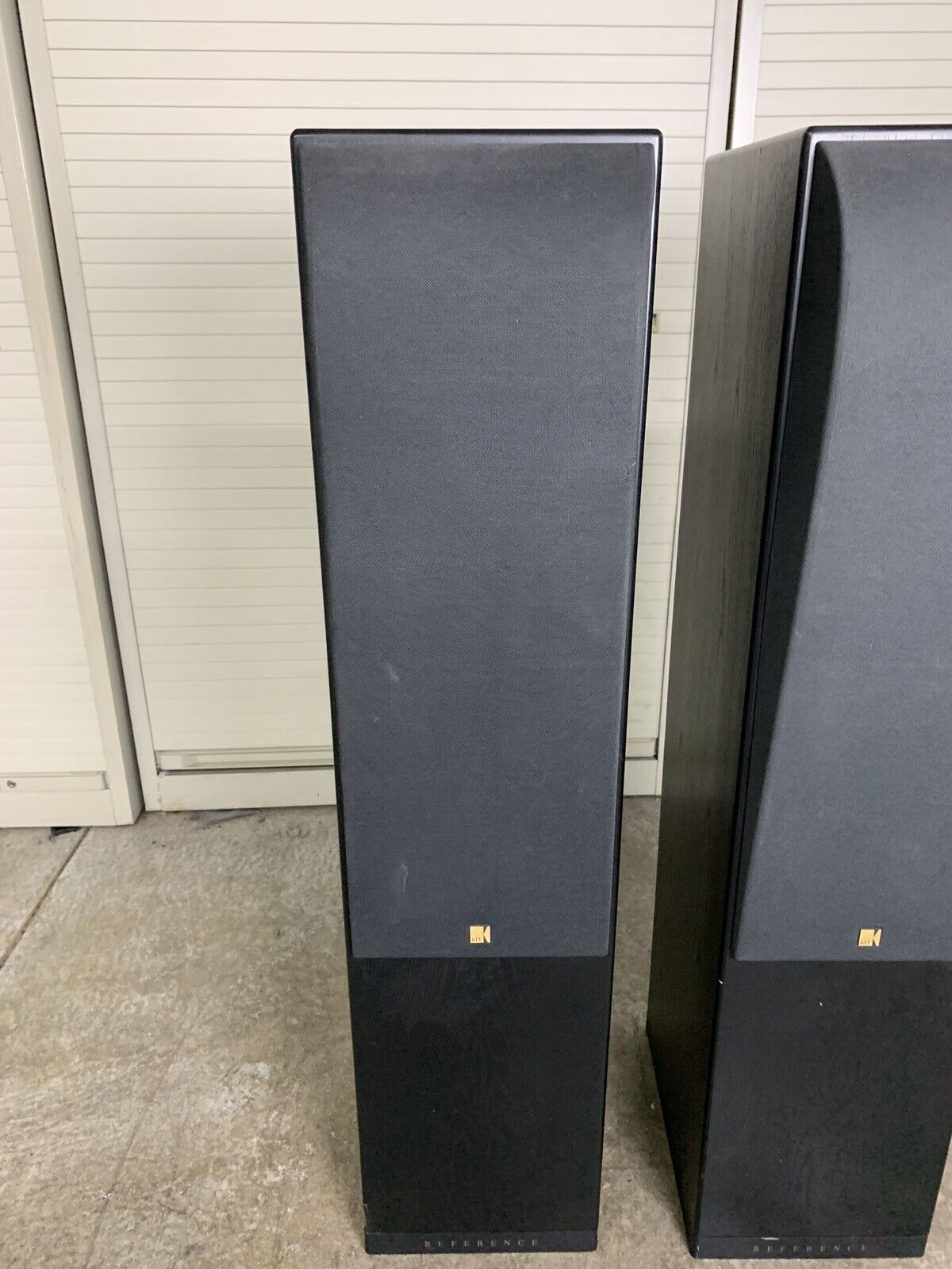 Pair of KEF Reference Two Muscle Fidelity Speakers SP3188 Tested