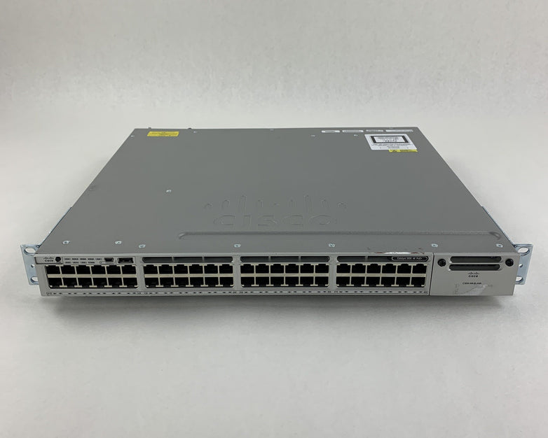 Cisco WS-C3850-48P-S 48 Port POE+  Tested Reset Gigabit Switch 1x Power Supply
