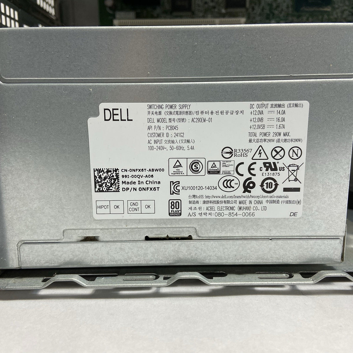 Dell Vostro 3670 MT Intel Core i5-8400 2.8GHz 16GB RAM No HDD No OS11