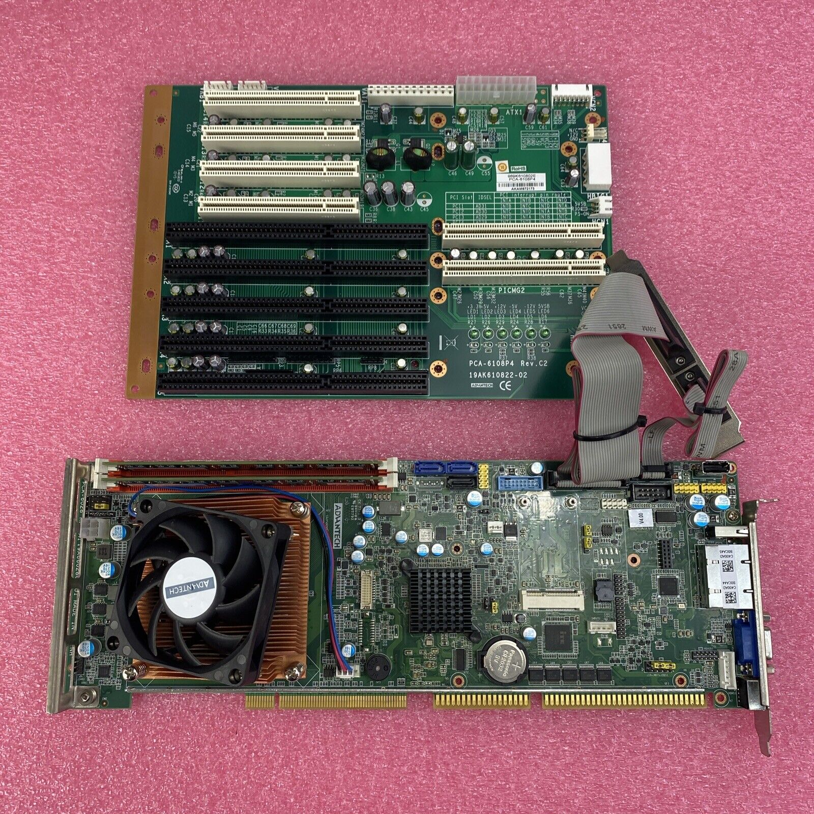 Advantech IPC-6608 Motherboard Intel Core i7-4770S 3.1GHz 16GB RAM