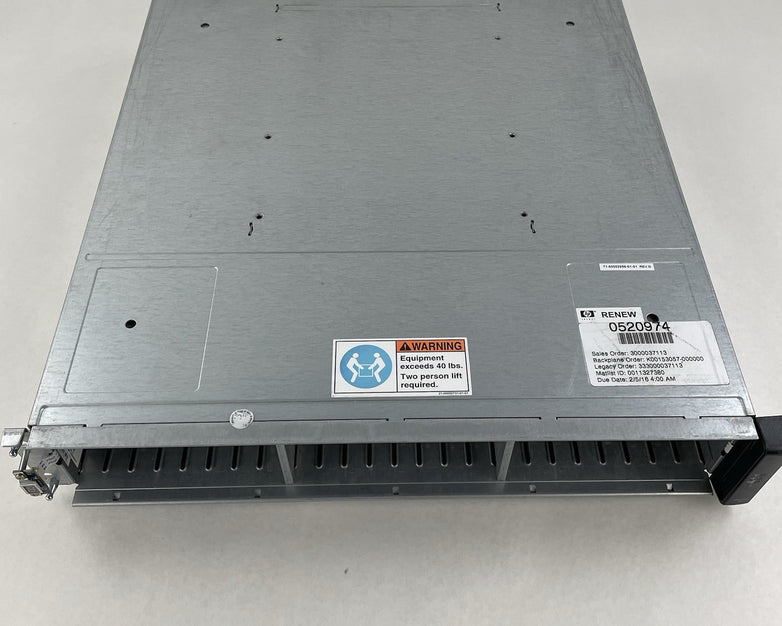 HP FCLSE-0801 StorageWorks Barebones Chassis No HDD No Control Modules