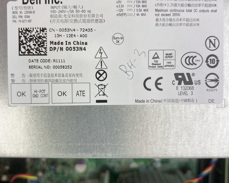 Dell OptiPlex 990 MT Intel Core i5-2400 3.10GHz 4GB RAM No HDD No OS