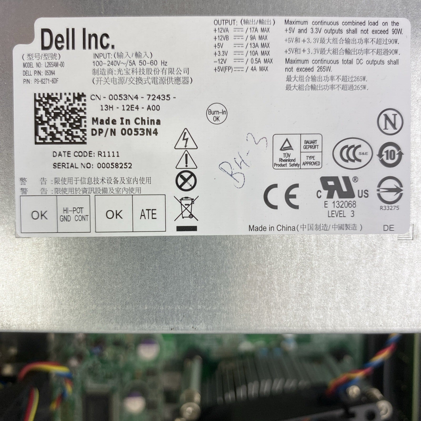 Dell OptiPlex 990 MT Intel Core i5-2400 3.10GHz 4GB RAM No HDD No OS