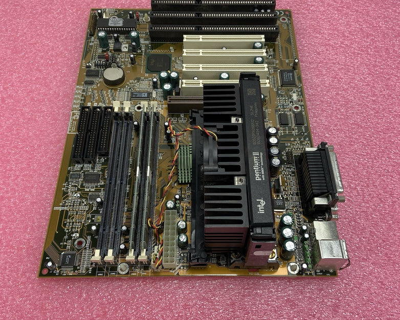 MicroStar MS-6111 Ver 1 Motherboard Intel Pentium II 268MHz 64MB RAM 3x ISA