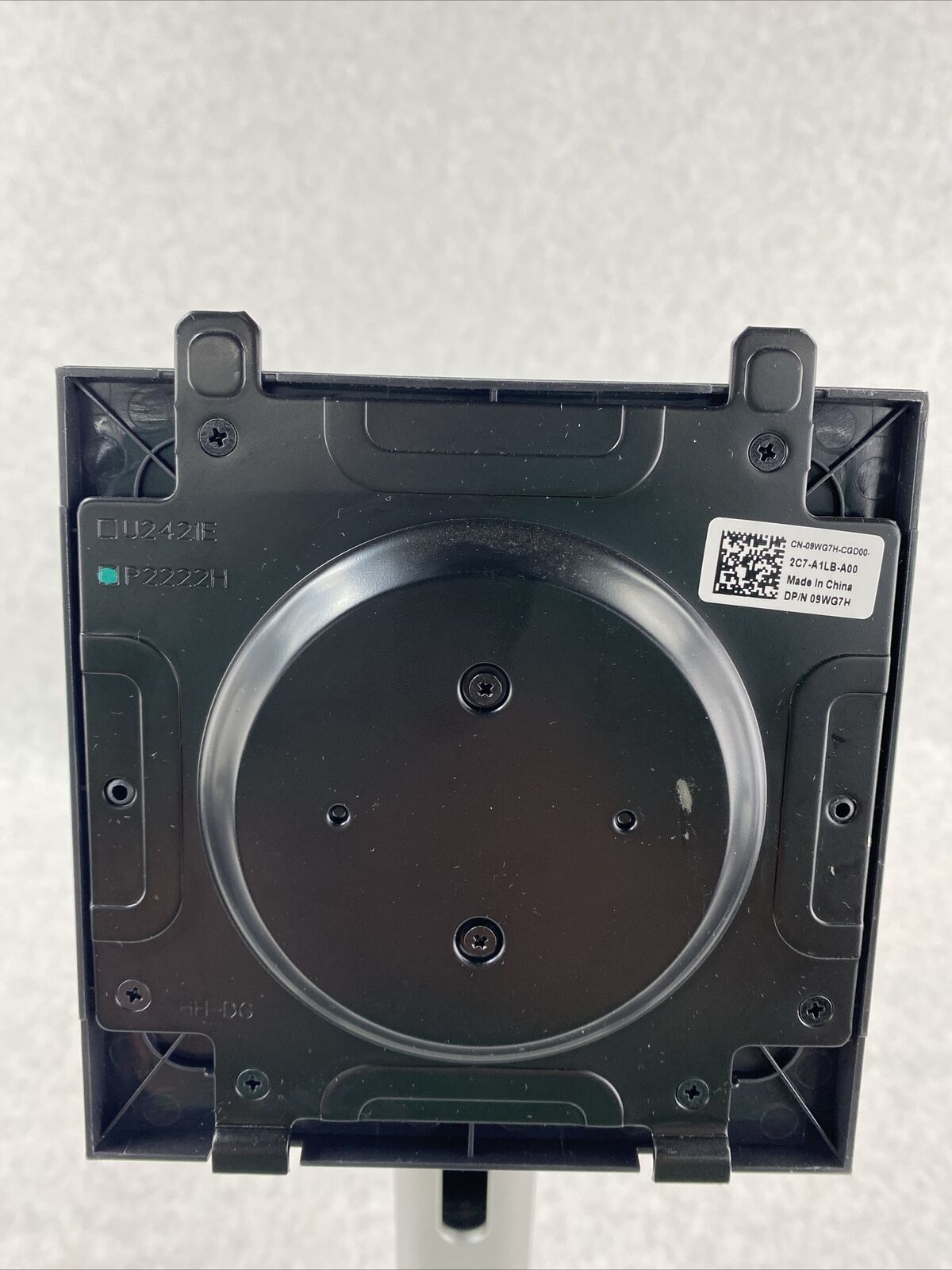 Dell 09WG7H Monitor Stand for P2222H Silver Swivel Rotate Genuine Original OEM