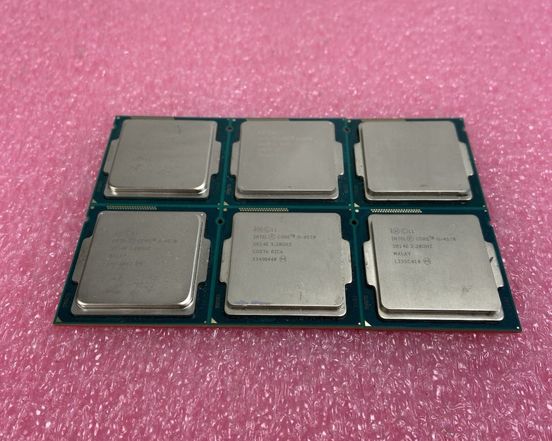 Lot of 6 Intel Core i5-4570 SR14E 3.2GHz Desktop Processor