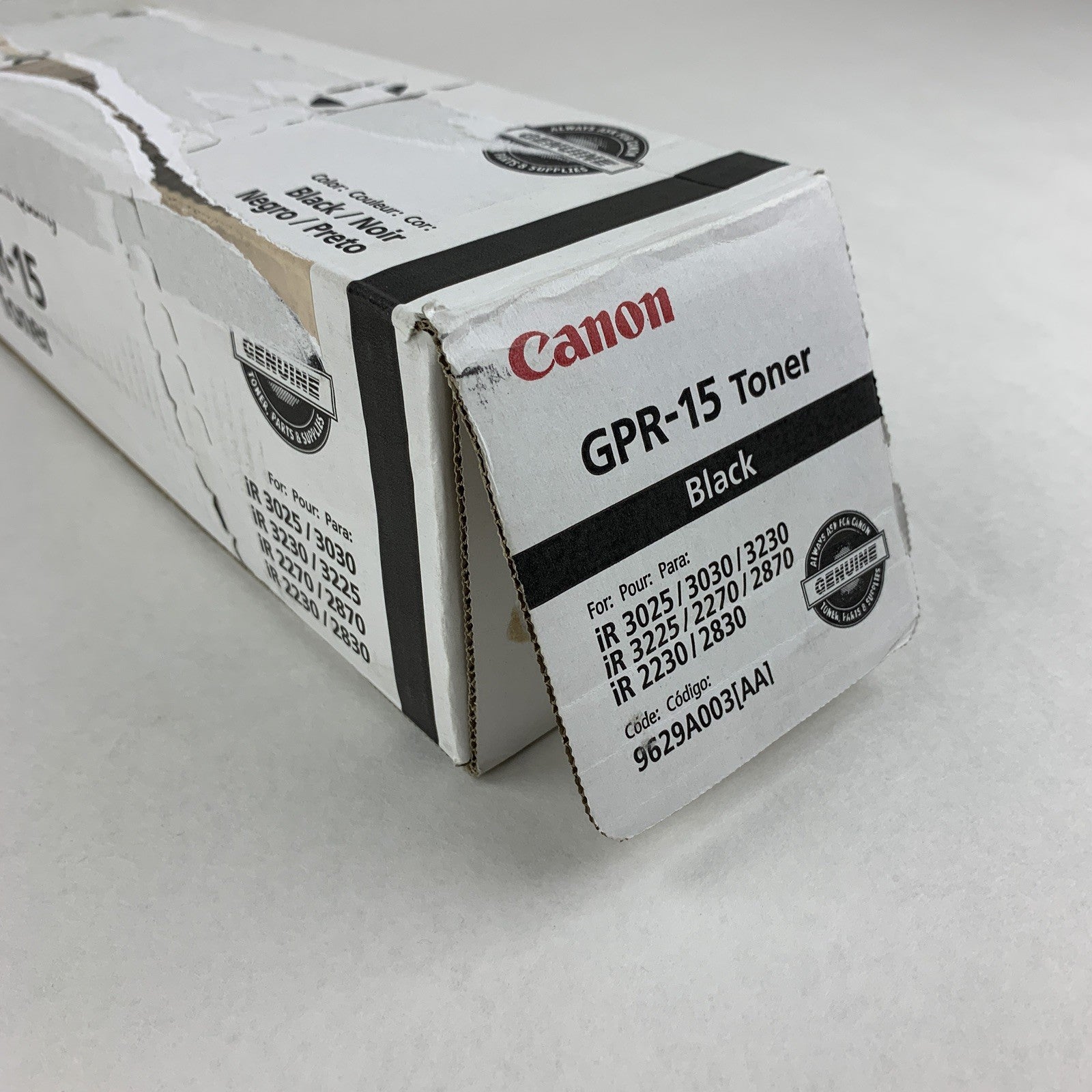 Canon GPR-15 Genuine Black Toner High Yield Box Opened OEM