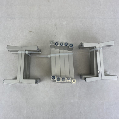 Square Bar Pull Extruded Aluminum Modern Cabinet Handle (Lot of 30)