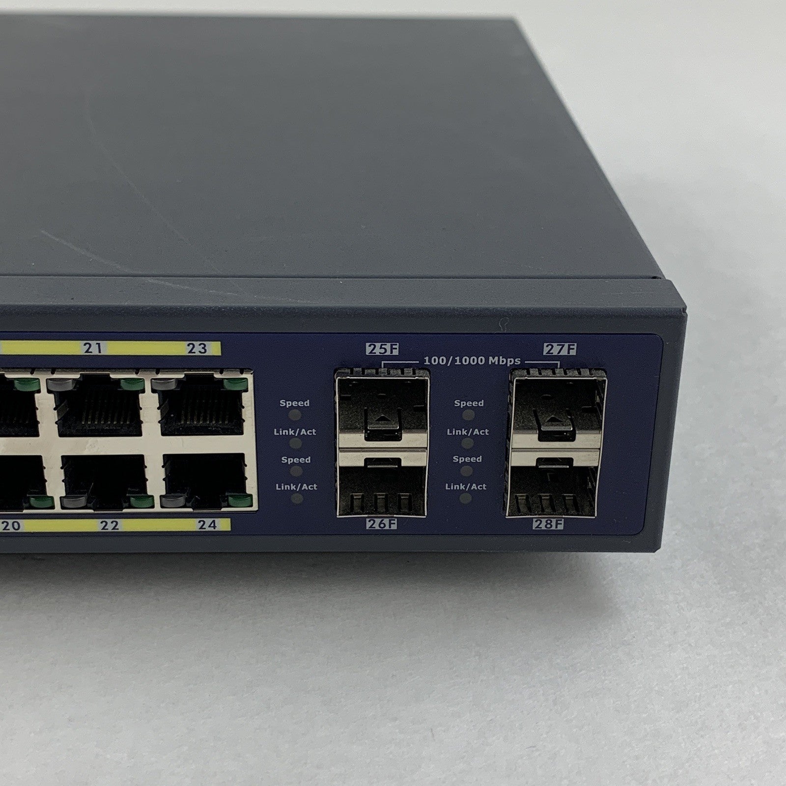 EnGenius EGS7228P 24 Port PoE Layer 2 Managed Switch Tested Reset