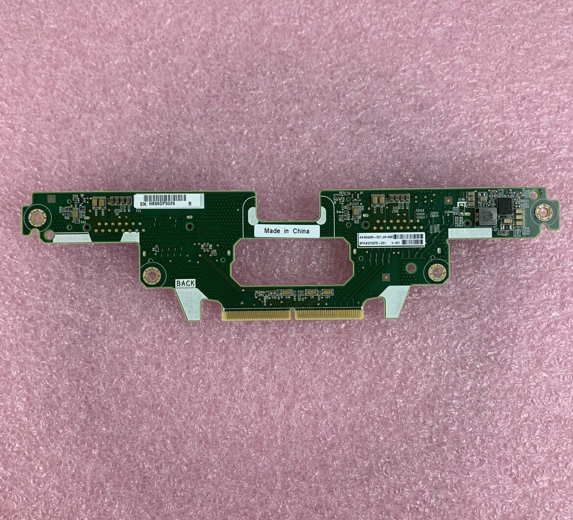 HP 873075-001 Synergy 480 Gen10 2-Bay SAS Hard Drive Backplane Board F914