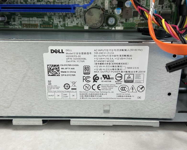 Dell Precision Tower 3431 SFF Intel Core i7-9700 3GHz 8GB RAM No HDD No OS