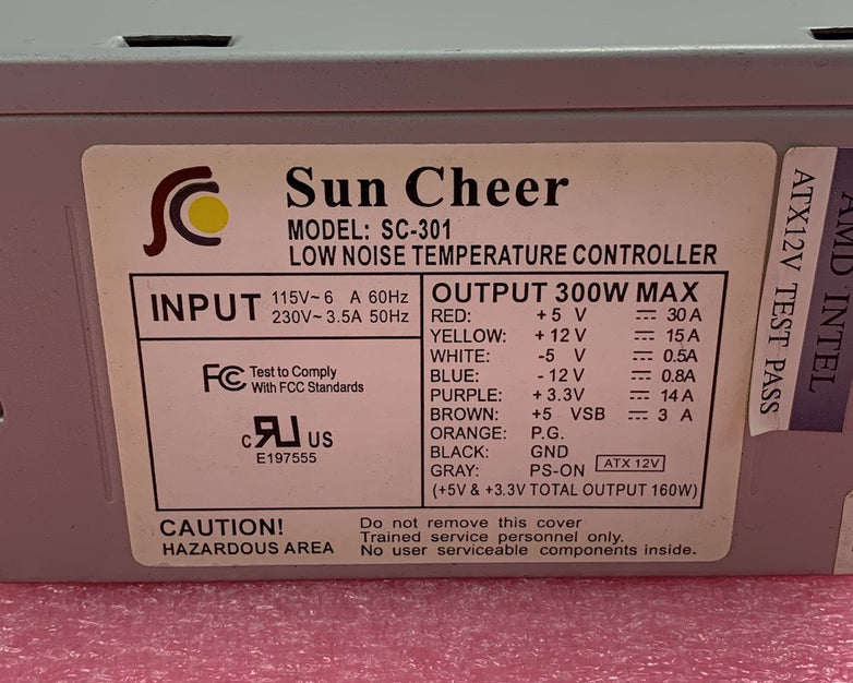 Sun Cheer SC-301 300W Low Temperature Controller Power Supply