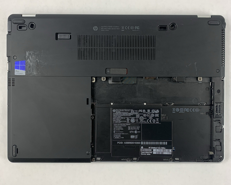 HP EliteBook Folio 9480m i7-4600U 2.1 GHz 8 GB RAM No SSD/OS/AC/Battery