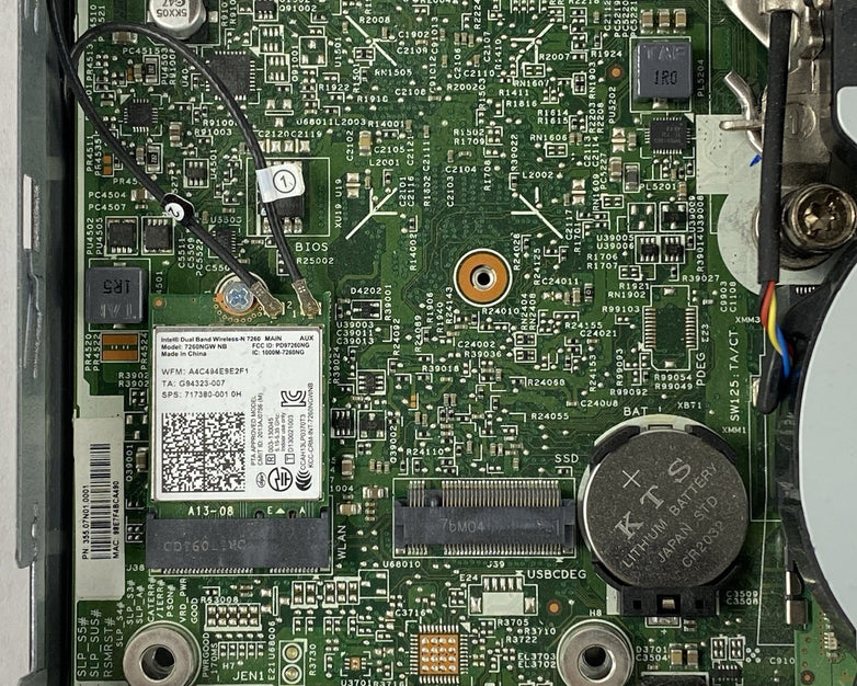 HP ProDesk 400 G3 Micro Intel Core i5-7500T 2.7GHz 8GB RAM No HDD/OS/AC