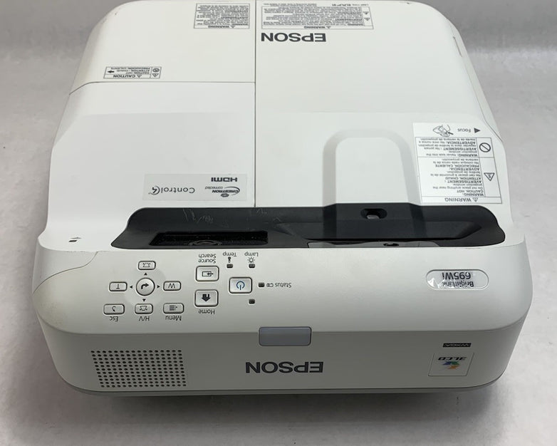 Epson PowerLite 695Wi H740A LCD Lamp Projector 1601 Lamp Hours - No Remote