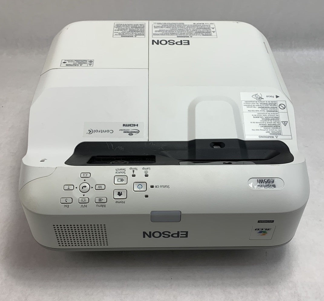 Epson PowerLite 695Wi H740A LCD Lamp Projector 1601 Lamp Hours - No Remote3