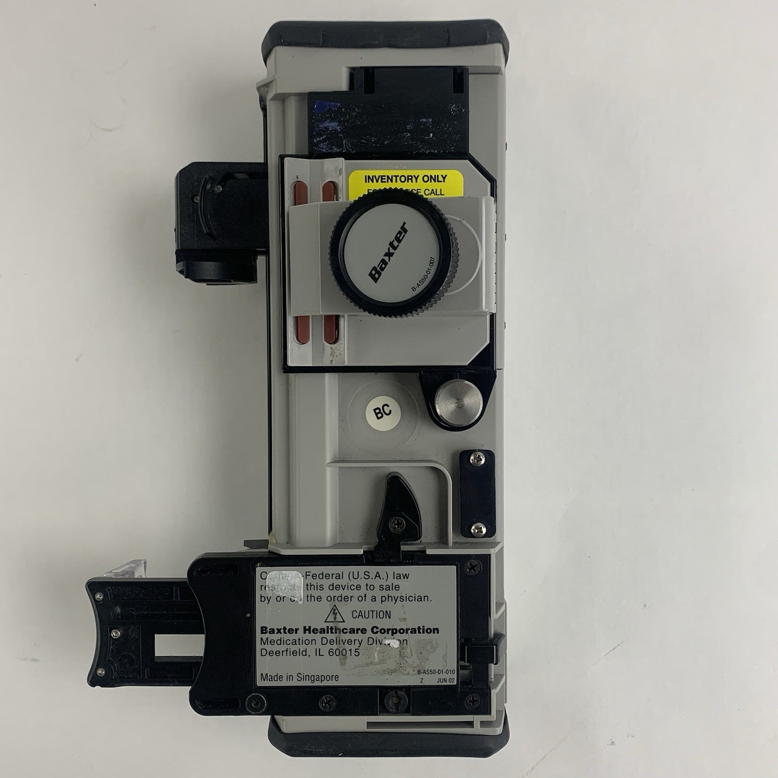 Baxter AS50 IM8550 Infusion Pump Powers On Factory Reset No Batteries No Charger7