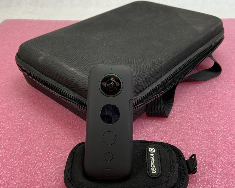 Insta360 ONE X 18MP 5.7K Action Camera - Black w/ Batteries and Case