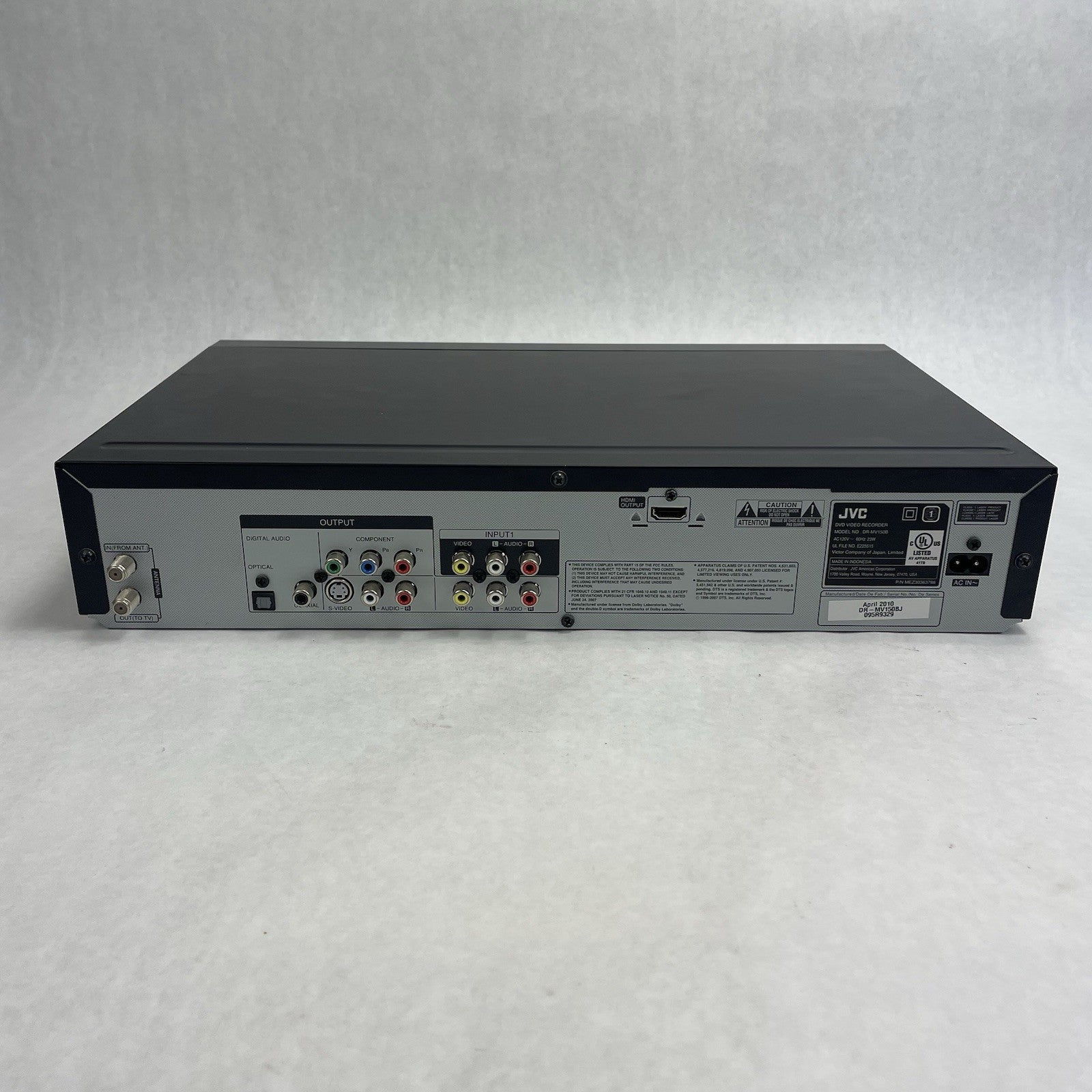 JVC DR-MV150 B DVD VCR Combo Recorder Player