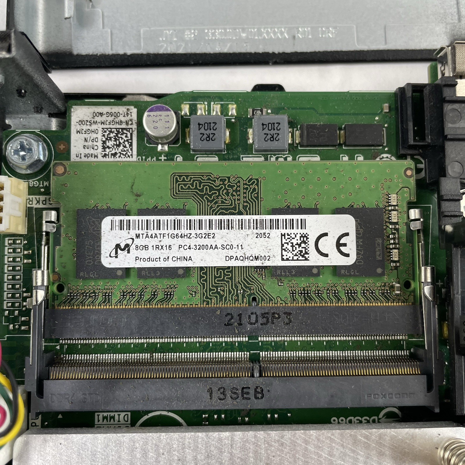 Dell Optiplex 3080 Micro i5-10500T 2.30 GHz 8 GB RAM W/AC No SSD/OS15