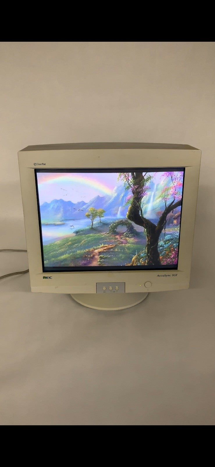 NEC AccuSync 95F M9902 VGA Color Computer Monitor Retro Gaming Grade B Tested