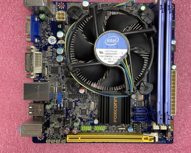 Foxconn H61S Motherboard Intel Core i3-3220 3.3GHz 4GB RAM w/IO