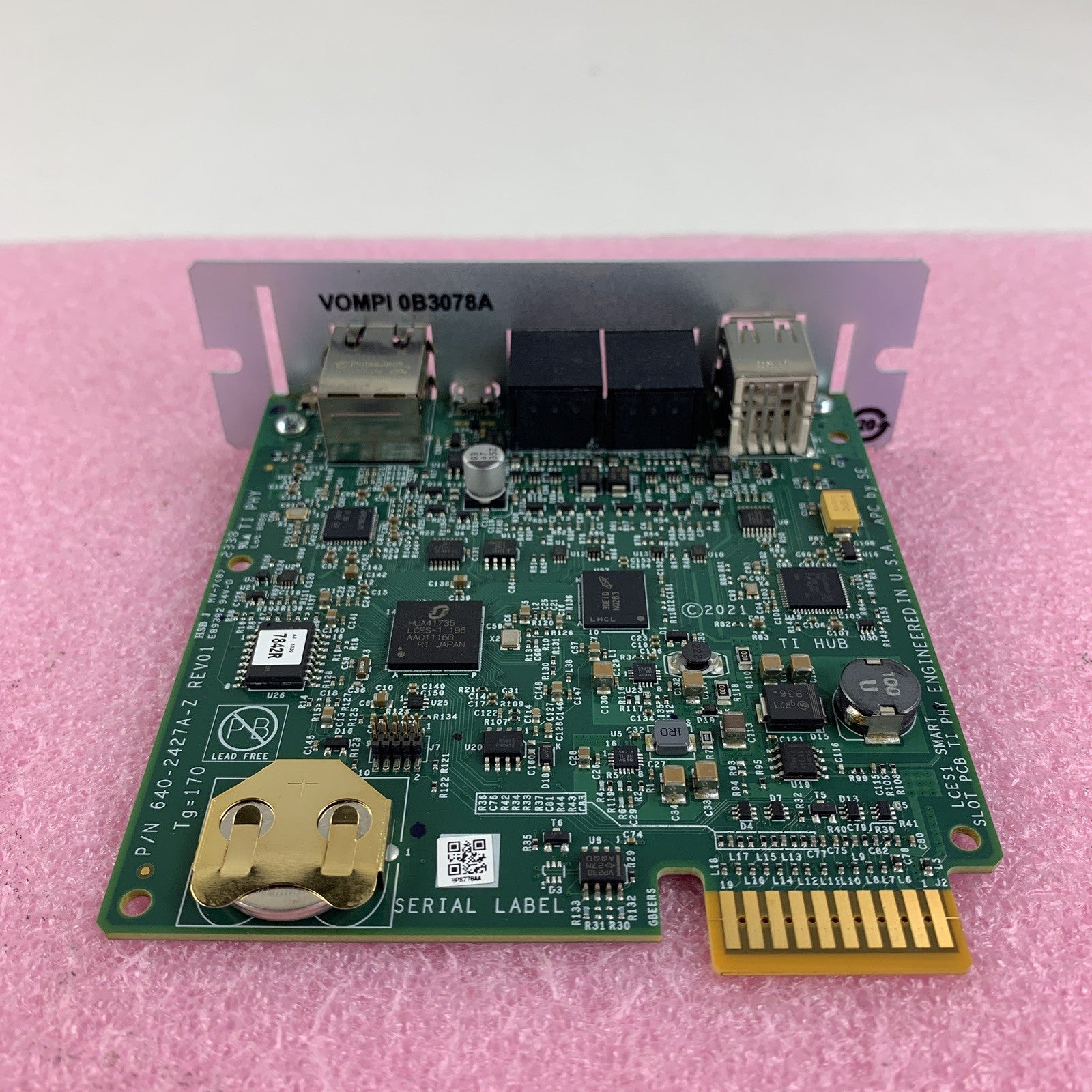 APC AP9641 UPS Network Management Card 3 with 2 USB ports Tested Reset