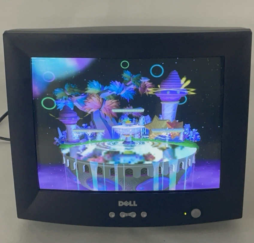 Dell E772c 17in Flat Screen CRT Monitor 1280x1024 VGA - Tested1