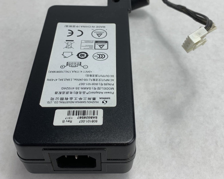 Zebra Sanhua SAWA-35-41024G 808101-007 100W AC Adapter Power Supply for ZT230