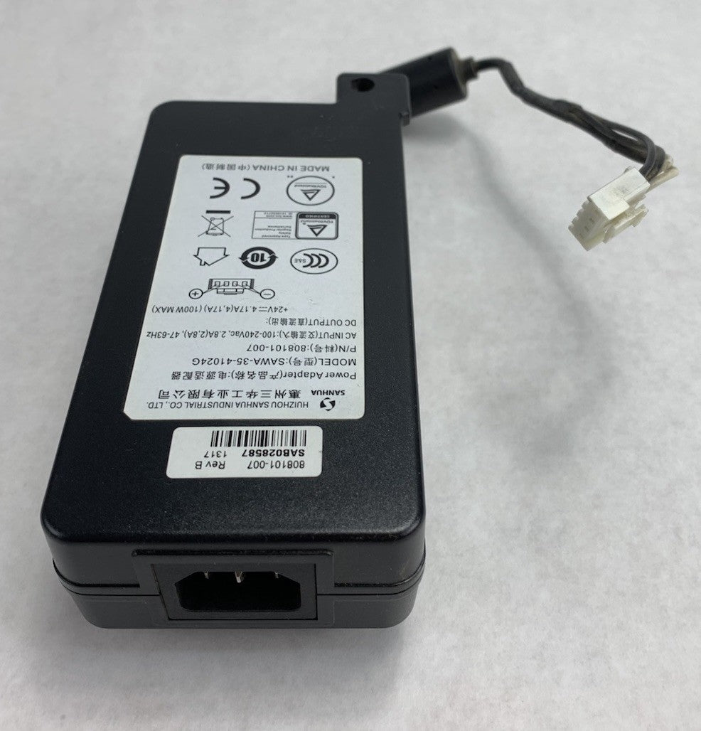 Zebra Sanhua SAWA-35-41024G 808101-007 100W AC Adapter Power Supply for ZT2303