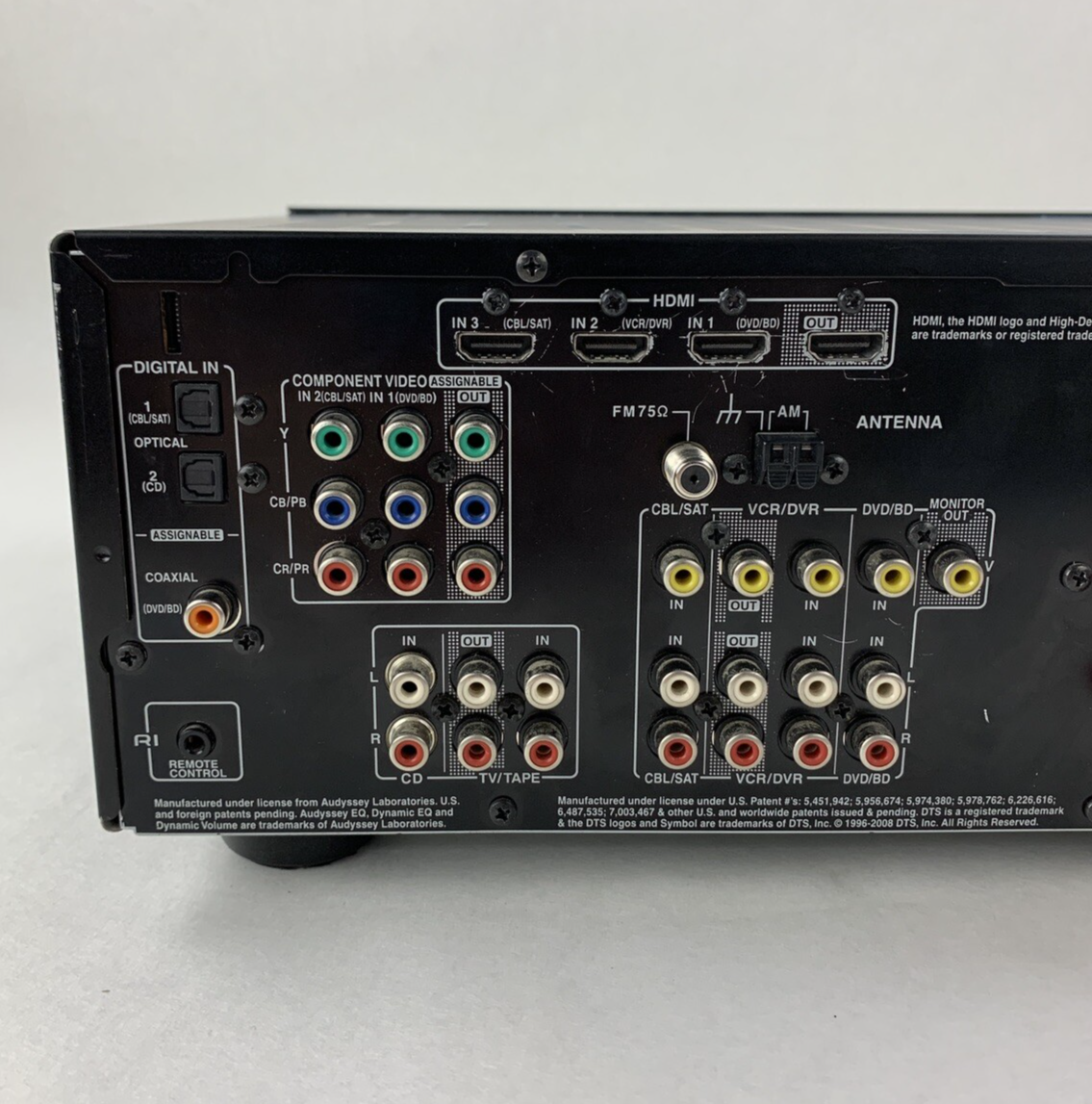 Onkyo HT-R370 Digital Surround A/V Receiver HDMI Parts Repair Left Side Cuts