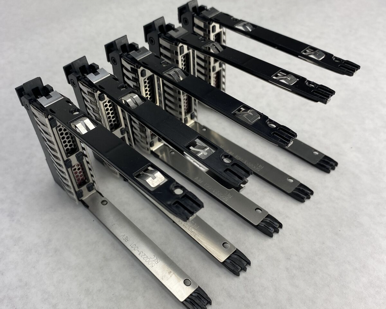 Lot of 5 HP 500223-001 2.5" SAS SATA Hard Drive Caddies No Tray - Assorted GBs