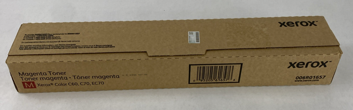 Xerox 006R01657 Magenta Toner Cartridge for Xerox Color C60 C70 EC701