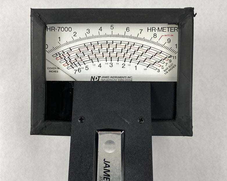 James NDT Instruments HR-7000 HR-Meter Legacy Handheld Rebar Locator