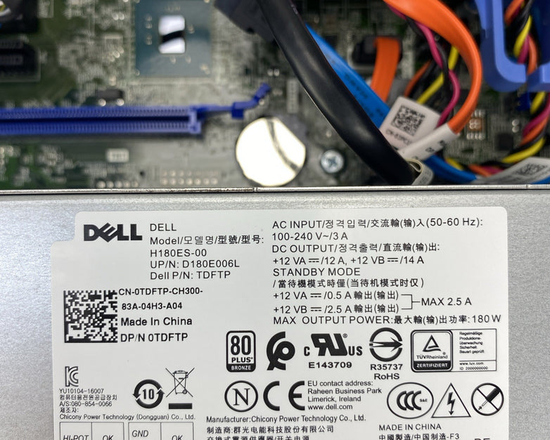 Dell Optiplex 5050 SFF Intel Quad Core i7-7700 3.6GHz 8GB RAM WiFi Kit No HDD OS