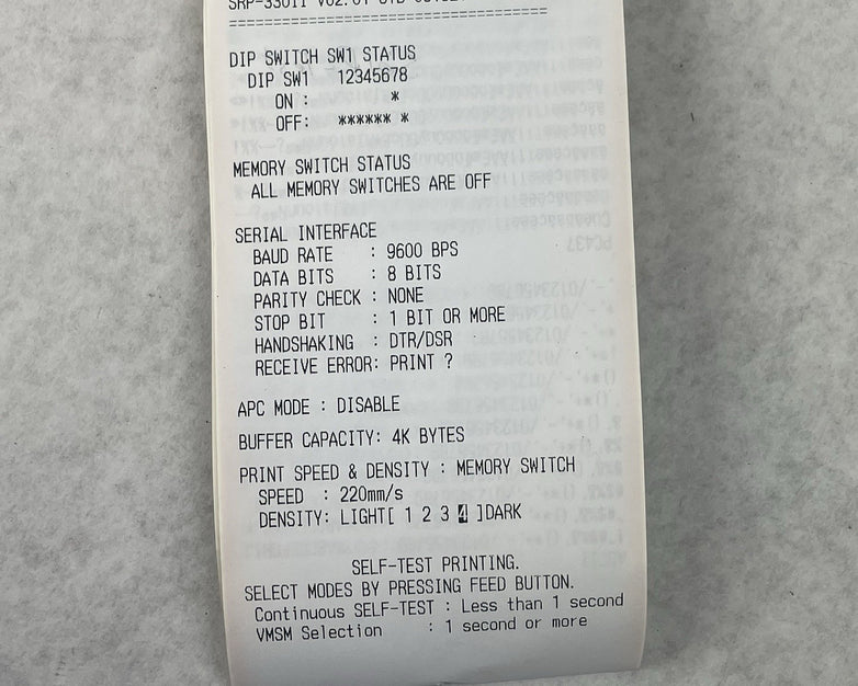 Bixolon SRP-330II Monochrome Thermal Printer Tested