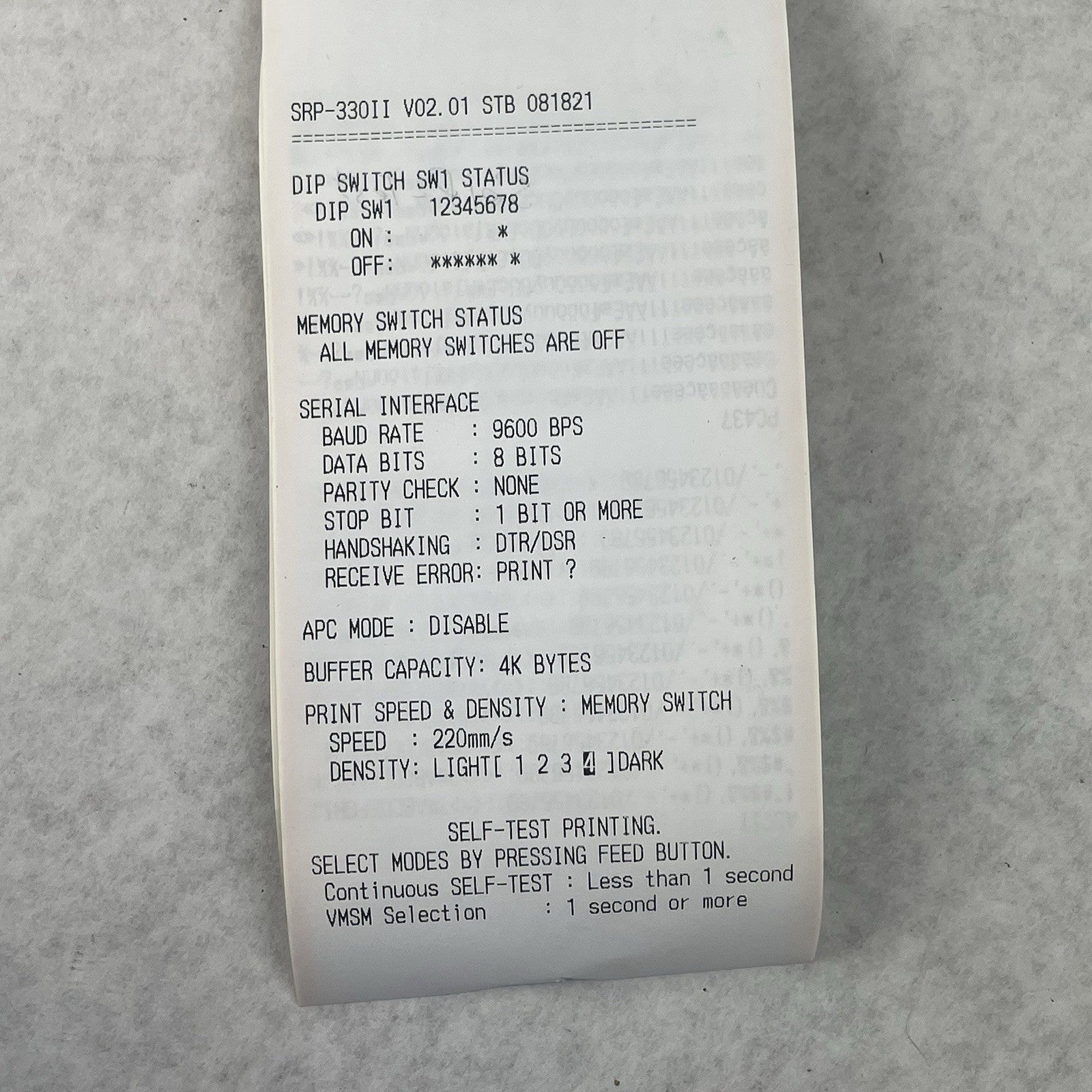 Bixolon SRP-330II Monochrome Thermal Printer Tested6