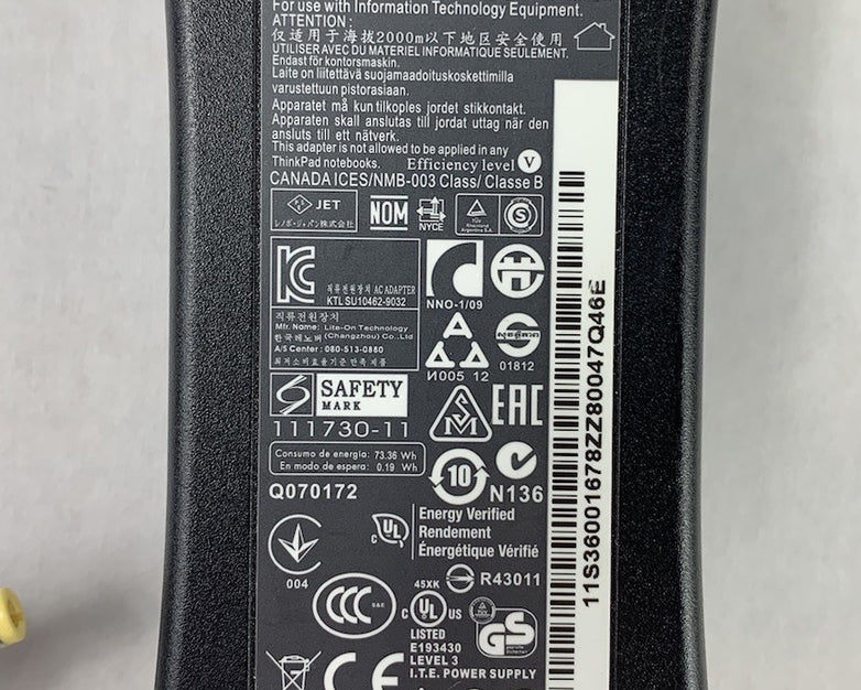 Lenovo PA-1650-52LC 19V 3.42A 65W AC Adapter Power Supply (Lot of 4)