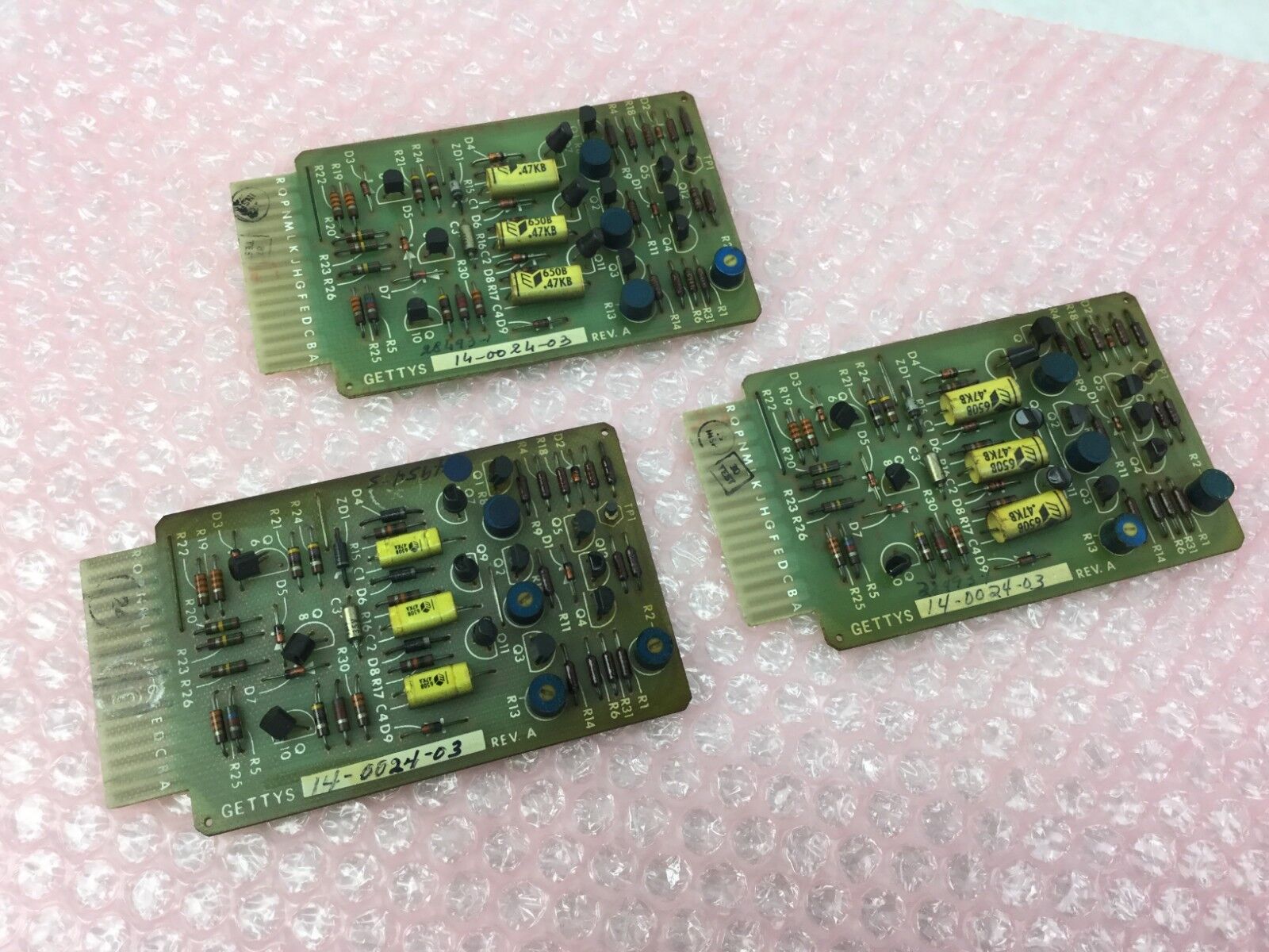 Gettys Module No. 14-0024-03 Circuit Board Lot of 3