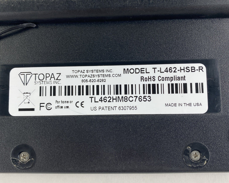Topaz T-L462-HSB-R USB Signature Pad No Stylus Lot of 4 Parts or Repair