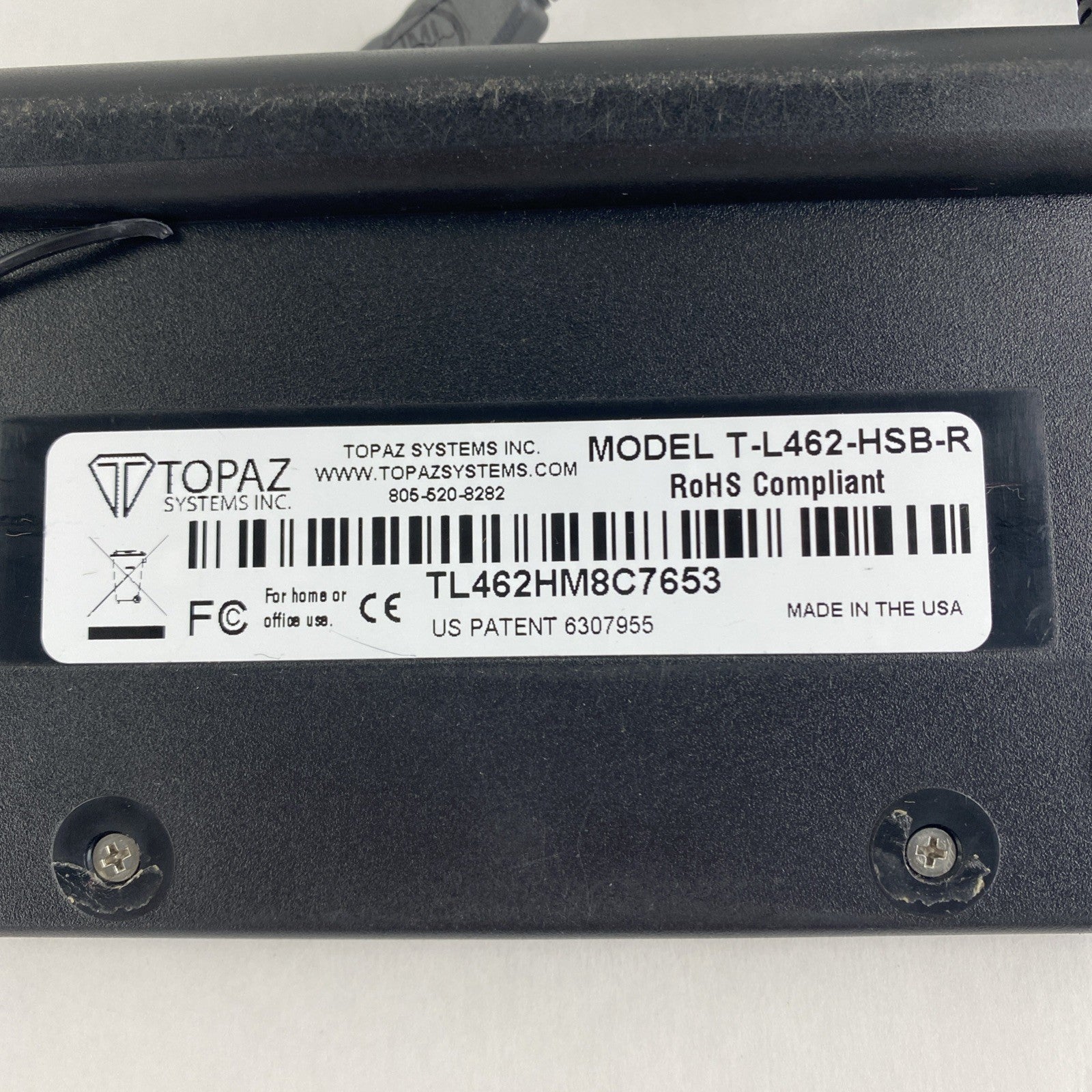 Topaz T-L462-HSB-R USB Signature Pad No Stylus Lot of 4 Parts or Repair5