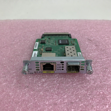 Cisco EHWIC-1GE-SFP-CU 800-34350-01 High Speed Wan Interface Card - Tested