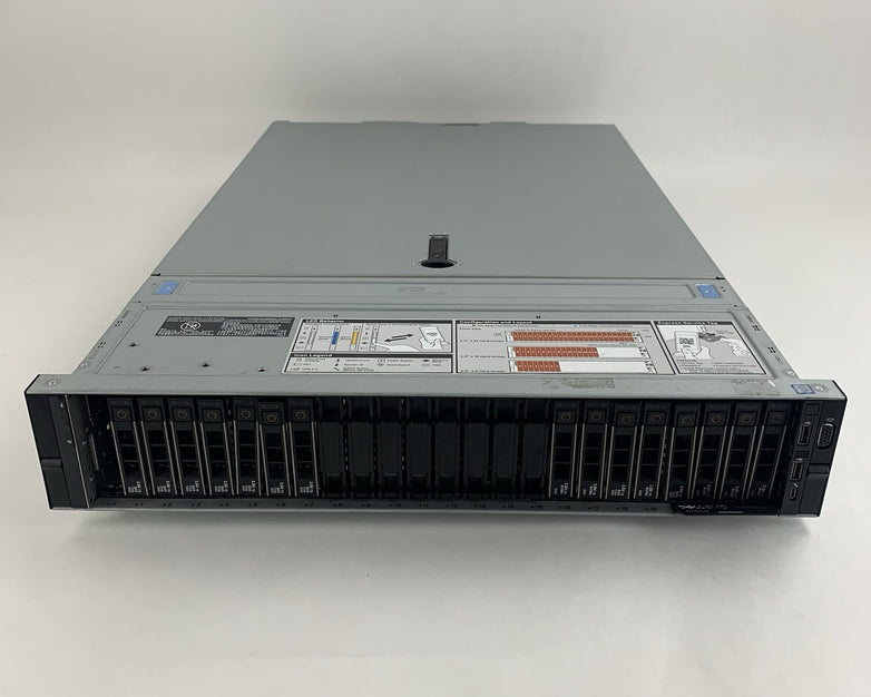 Dell Poweredge R740xd Barebones Server Chassis 2.5" 24 Bay 15x Caddies 3x Risers