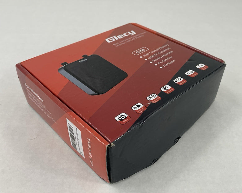 Giecy Portable 30W Voice Amplifier 2800mAh Large Capacity Rechargeable Battery