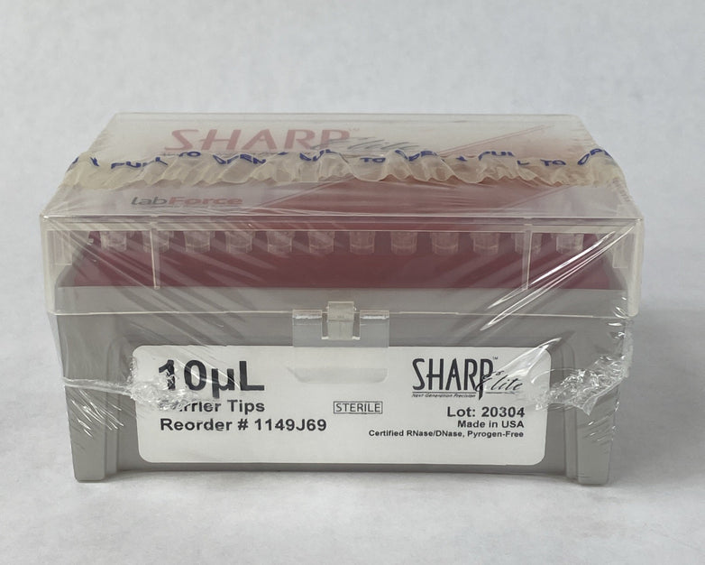 Sharp Elite 1149J69 10µl Clear Low-Retention Graduated Barrier Tips - 960 Tips