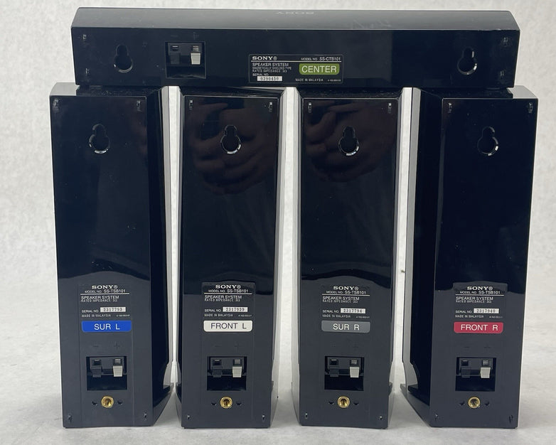 Sony Surround Sound Speaker System 5 pcs SS-TSB101 & SS-CTB101