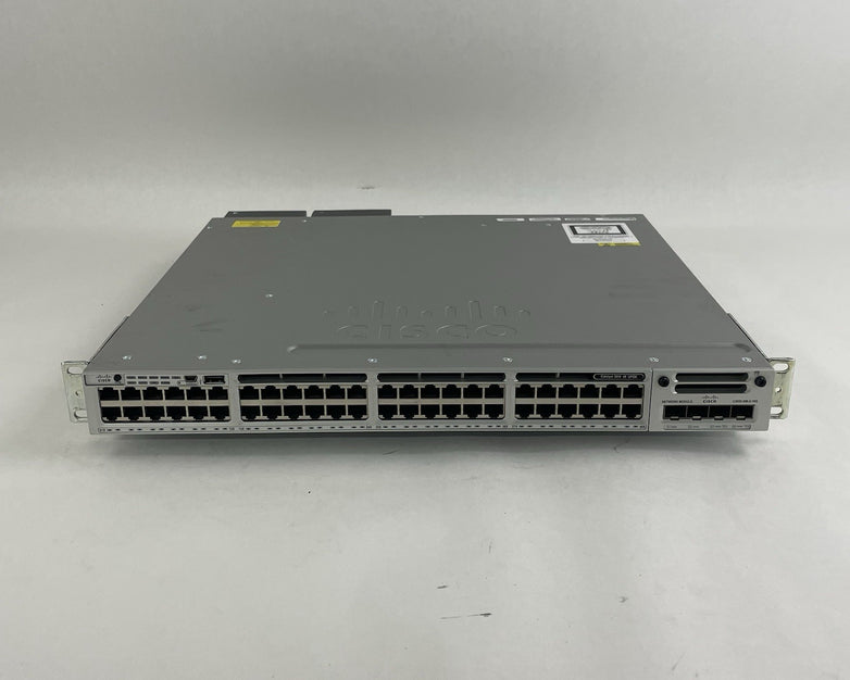 Cisco WS-C3850-48U-S V06 48-Port UPoE Switch  2x 1100W PSU Tested & Reset