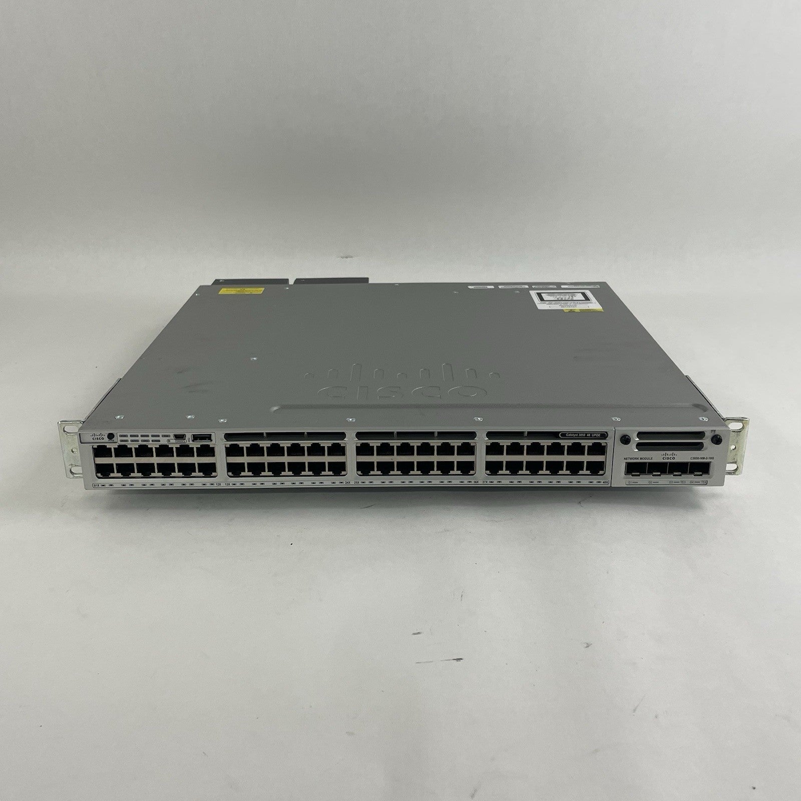 Cisco WS-C3850-48U-S V06 48-Port UPoE Switch  2x 1100W PSU Tested & Reset1